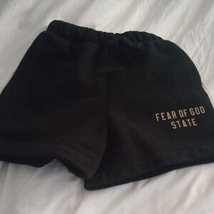 Fear of God Black Athletic Shorts